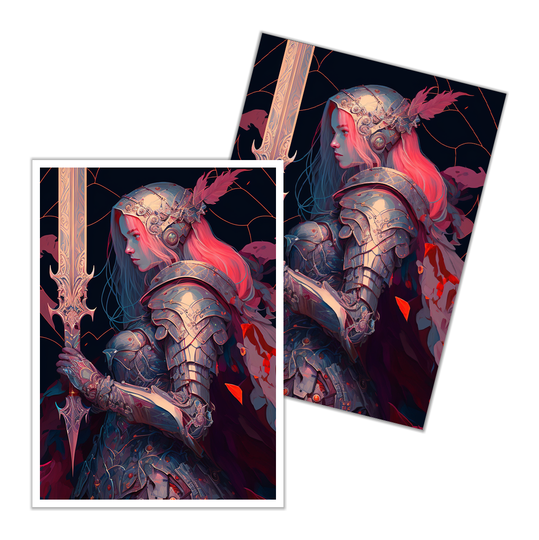 A Heroine in Battle Card Sleeves