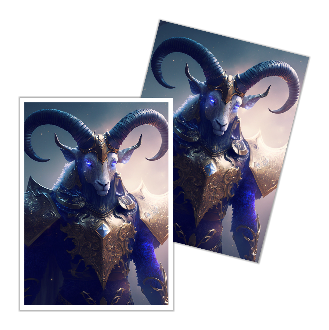 Armored Aries Card Sleeves