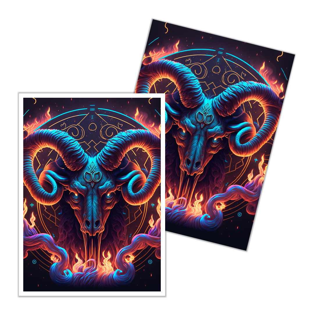 Aries Inferno Card Sleeves