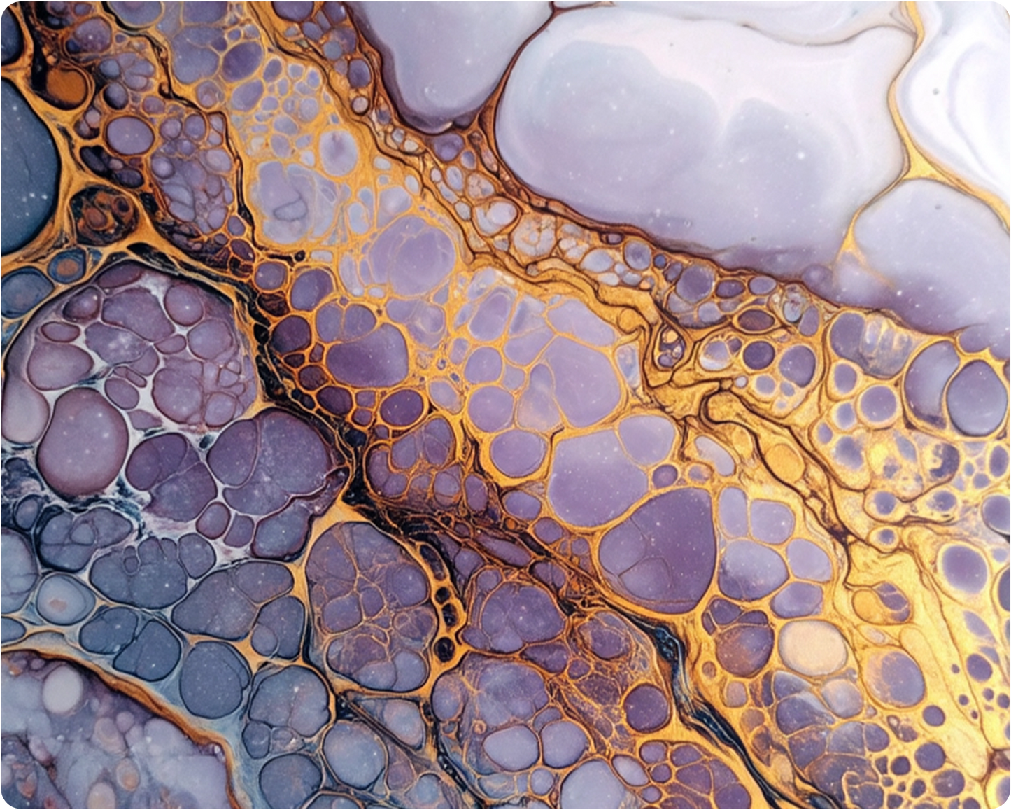 Celestial Veins - Glass Mousepad