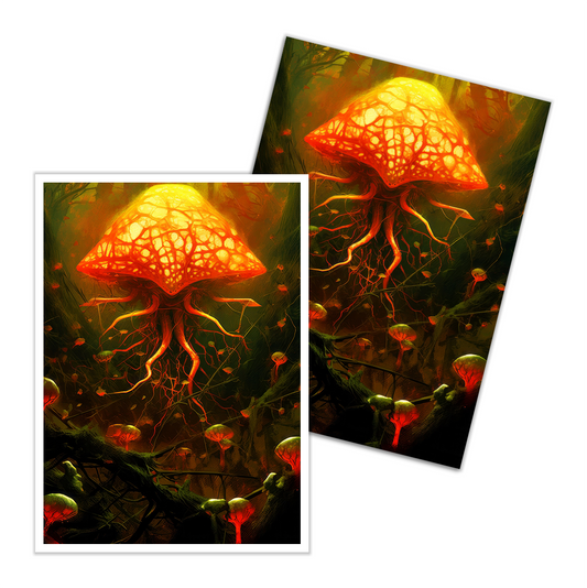 Demonic Fungal Haven Card Sleeves