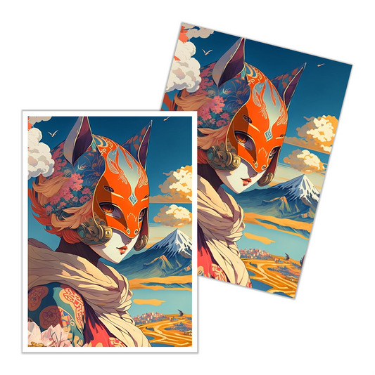 The Kitsune's Masked Worshipper Card Sleeves
