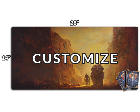 Custom Playmat 28" by 14"
