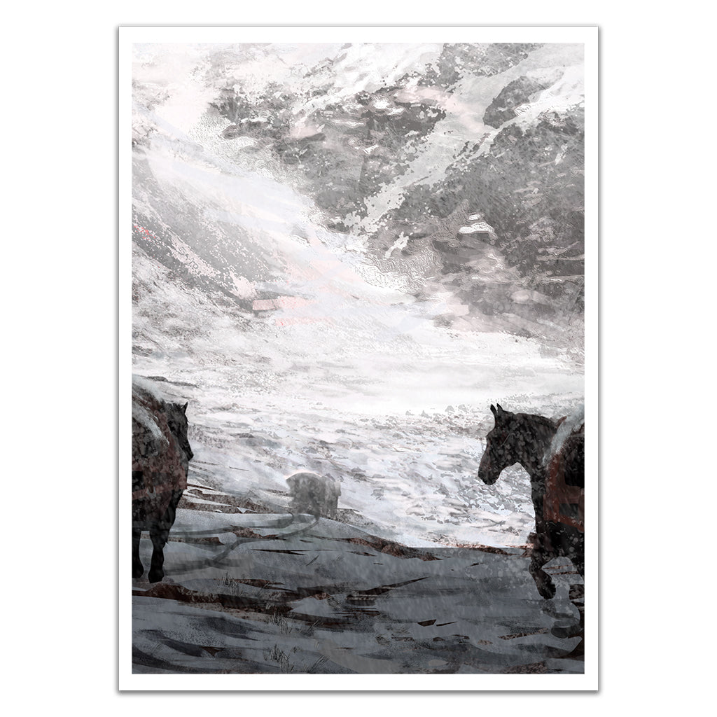 Caravansin the Snow V1 Card Sleeves