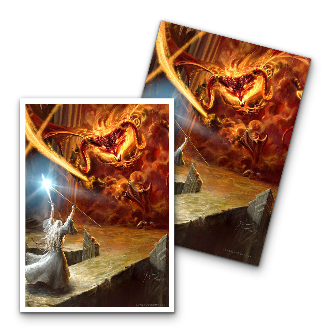 Template Kenny Gandalf vs Balrog Card Sleeves