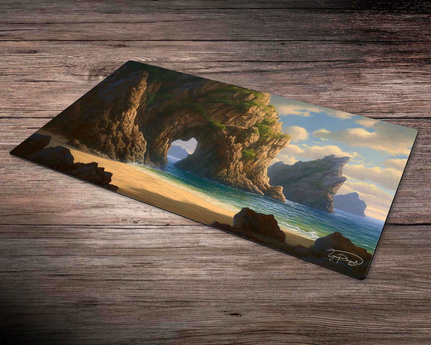 Isle of Eternal Radiance - MTG Spielmatte - 24 x 14 inches - MTG Geschenke - MTG Zubehör - Magie Tischmatte