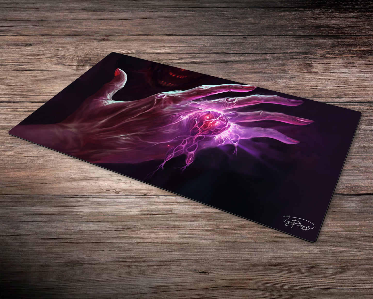 Demon's Touch - MTG Spielmatte - 24 x 14 inches - MTG Geschenke - MTG Zubehör - Magie Tischmatte