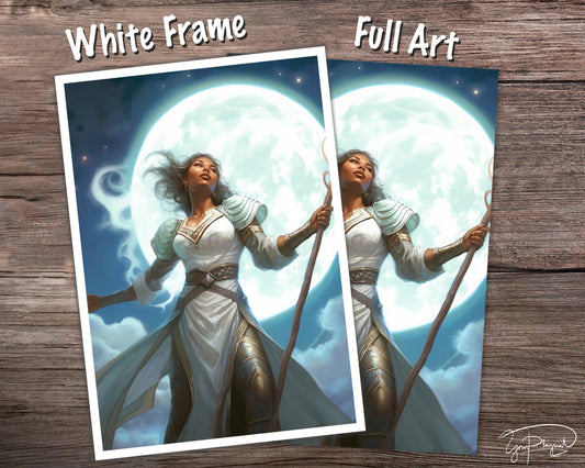 White Mage - MTG Card Sleeves - 60/100/120 - Perfect For TCG Players - TCG Card Sleeve Set - Magic the Gathering Gifts - Card Sleeve