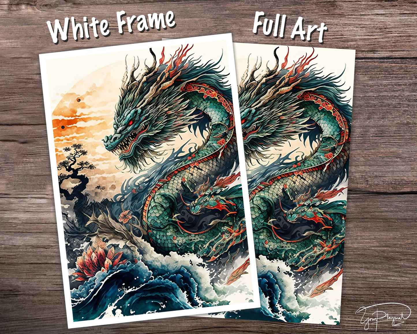 Green Dragon Sleeves - MTG Card Sleeves - 60/100/120 - TCG Card Sleeve Set - Commander Sleeves - Magic the Gathering Gifts