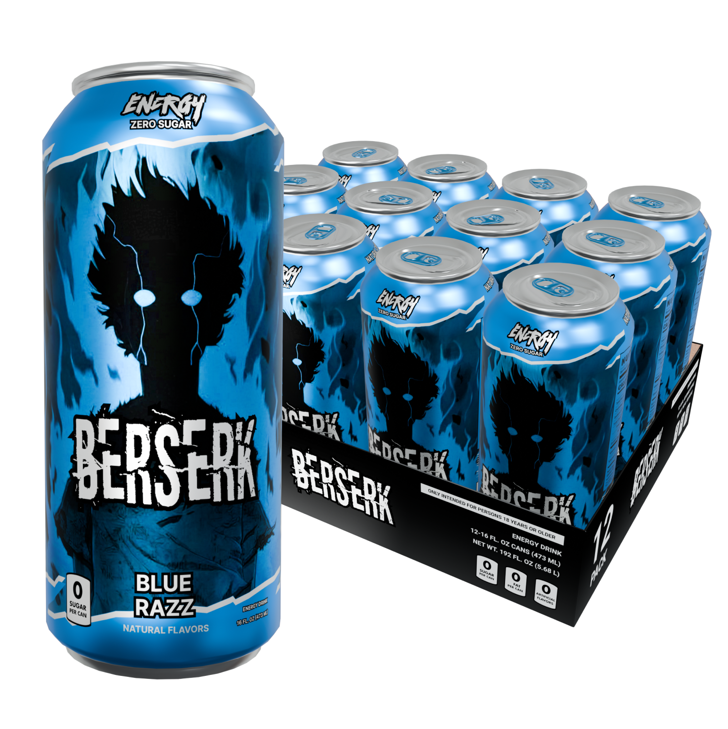 Blue Razz - 16 fl. oz., 12 pack