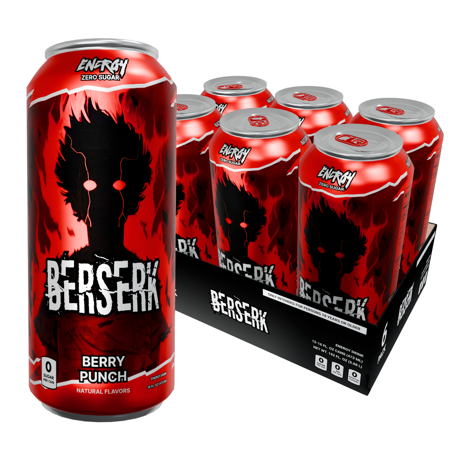 Berry Punch - 16 fl. oz., 6 pack