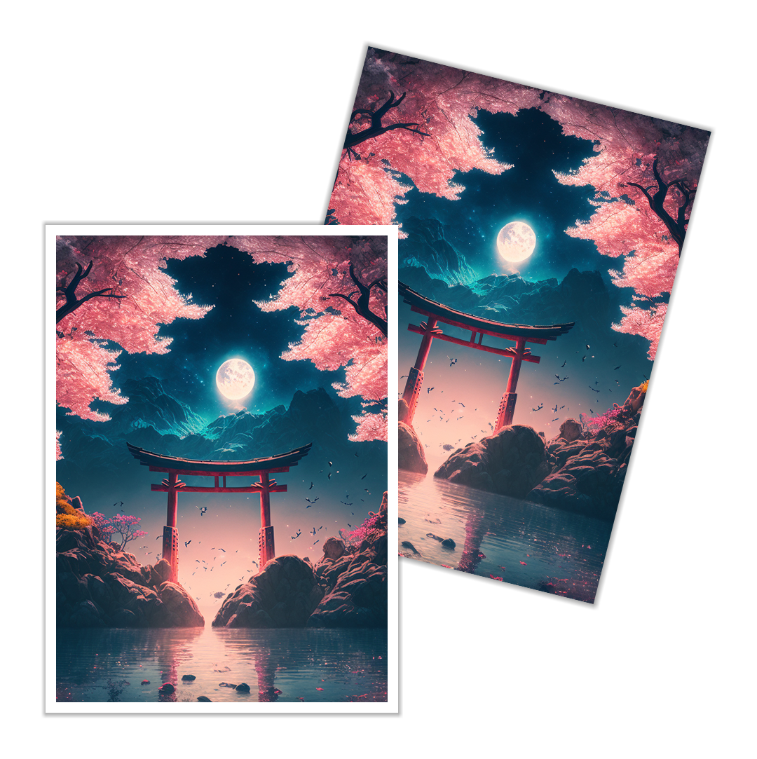 Japanese Torii Shrine Card Sleeves