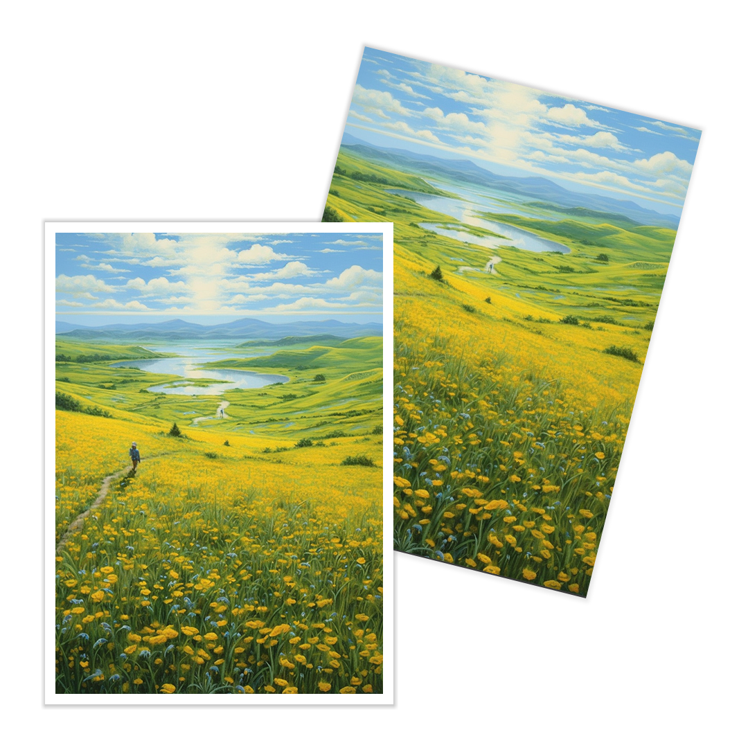 Plains of Sunshine Card Sleeves