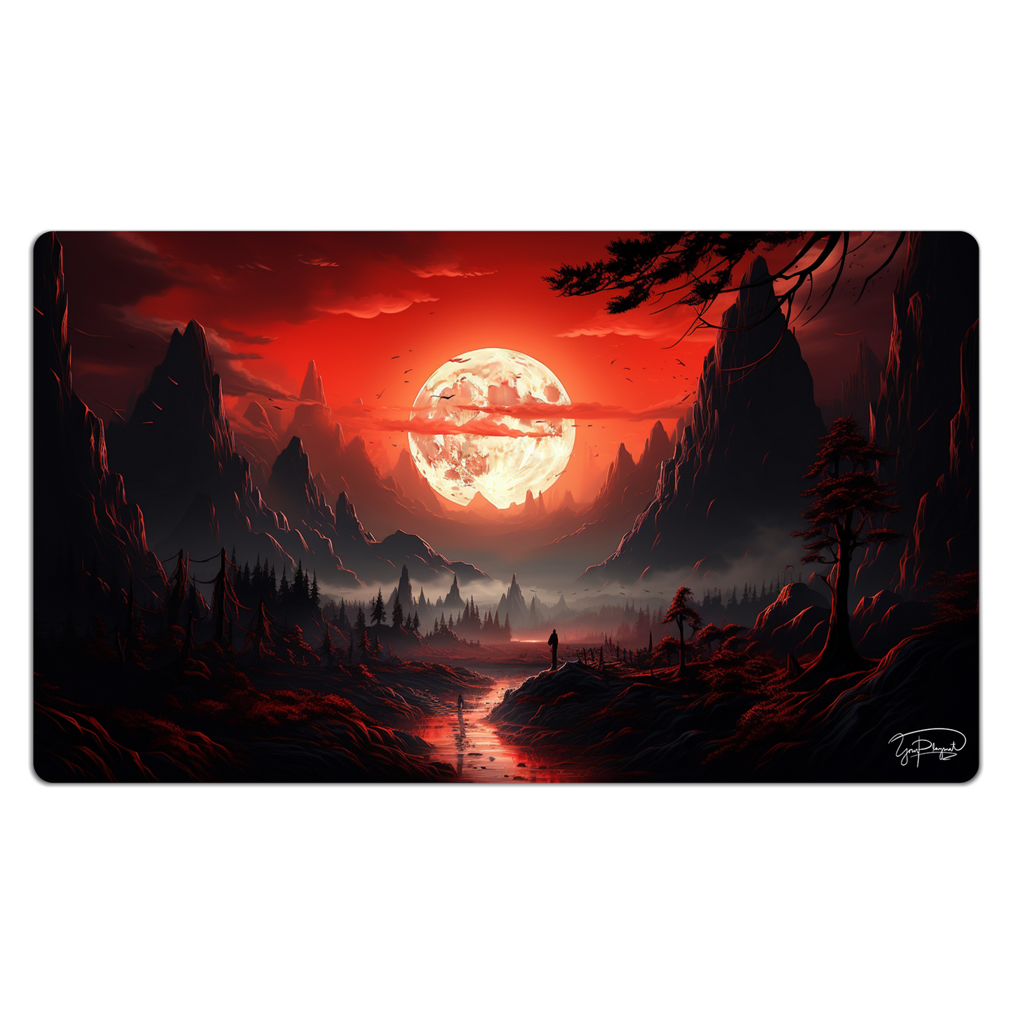 Spielmatte „Blutmond“ von Red Mountain