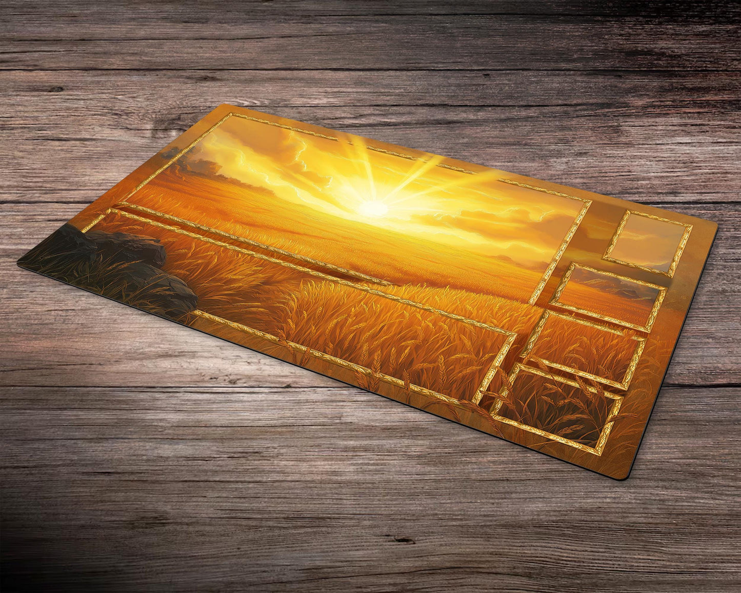 Zoned Plains – 24 x 14 Zoll – Zoned Playmat MTG – Brettspielmatte für TCG – Premium-Schreibtischmatte für Kartenspieler und Gaming