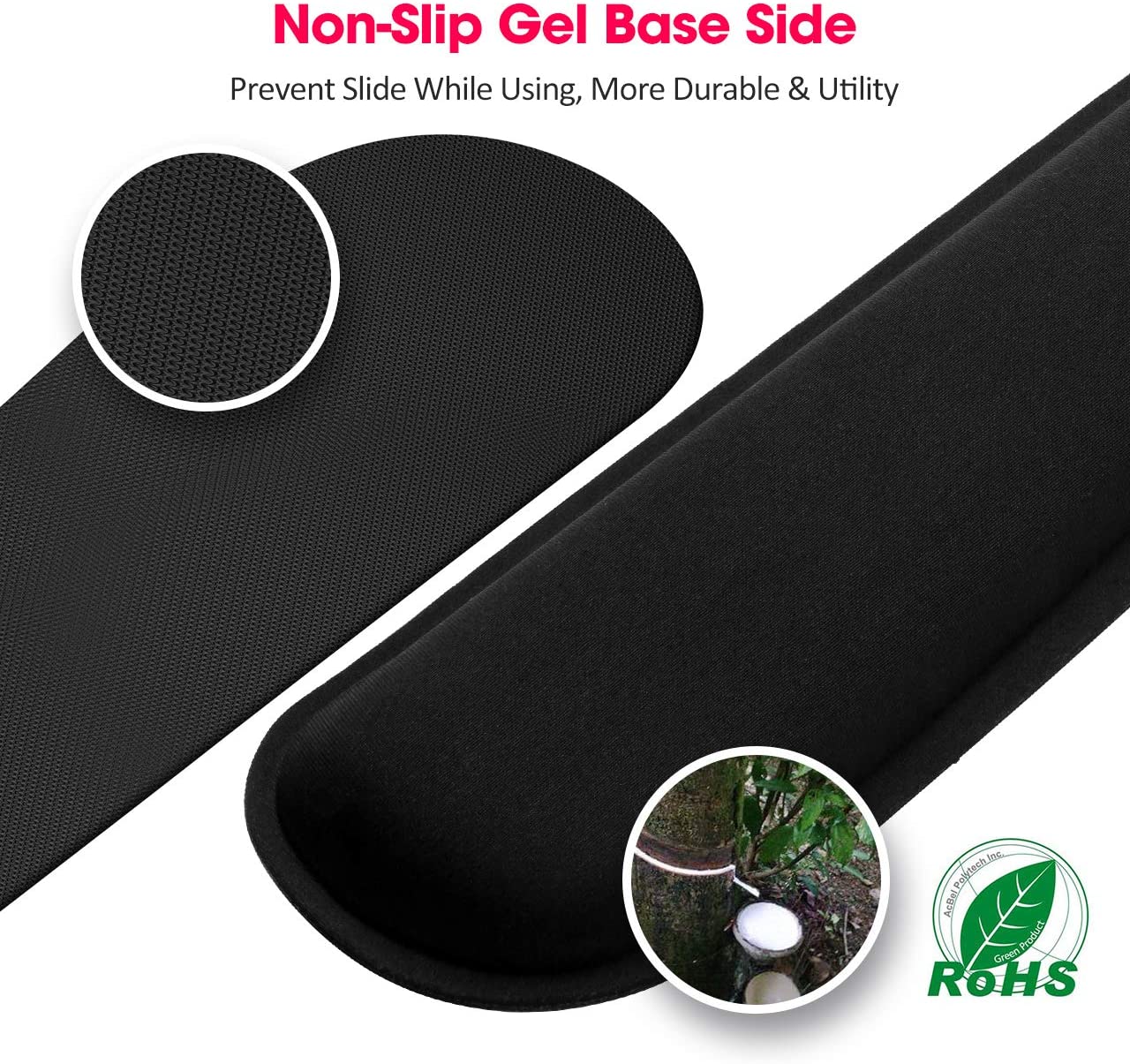 non-slip computer wrist pad