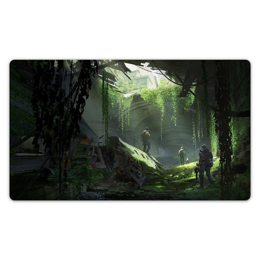 Abandoned Train Likun Wang Standard Playmat