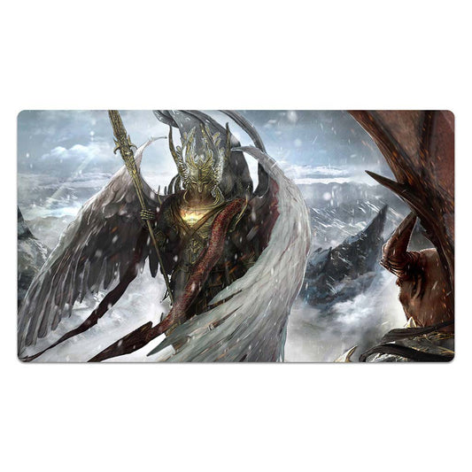 Angel And Demon Winter Battle Playmat