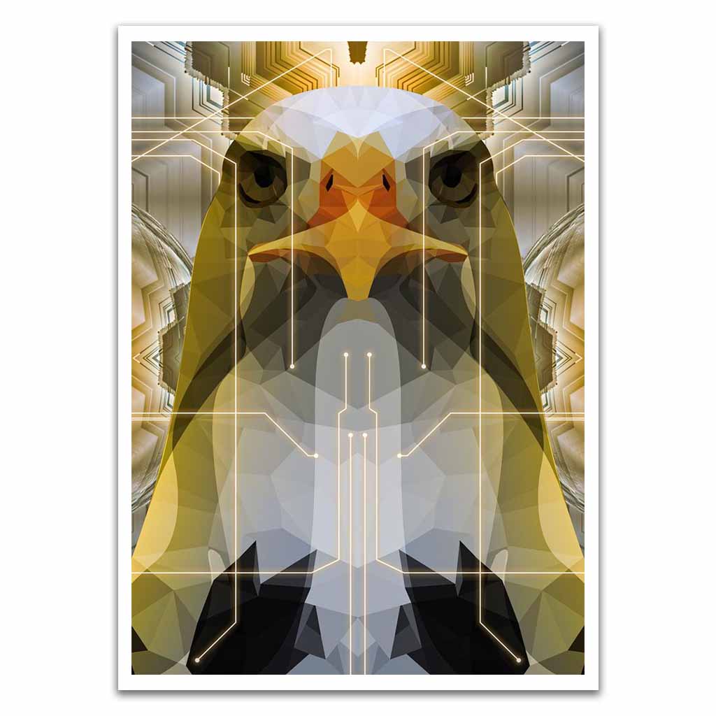 Bird Version Two Polygon Symmetry Card Sleeves