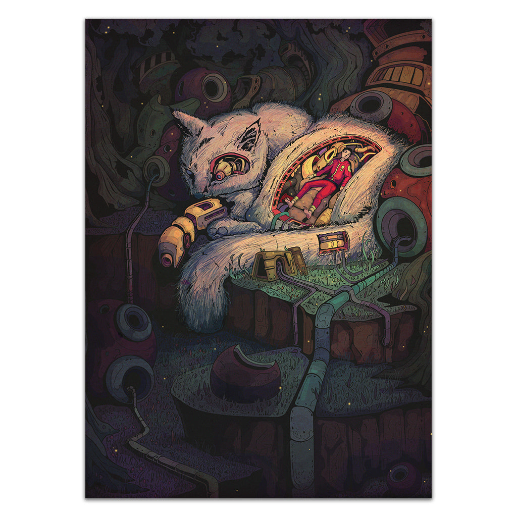 Big Sleeping Cat V1 Card Sleeves