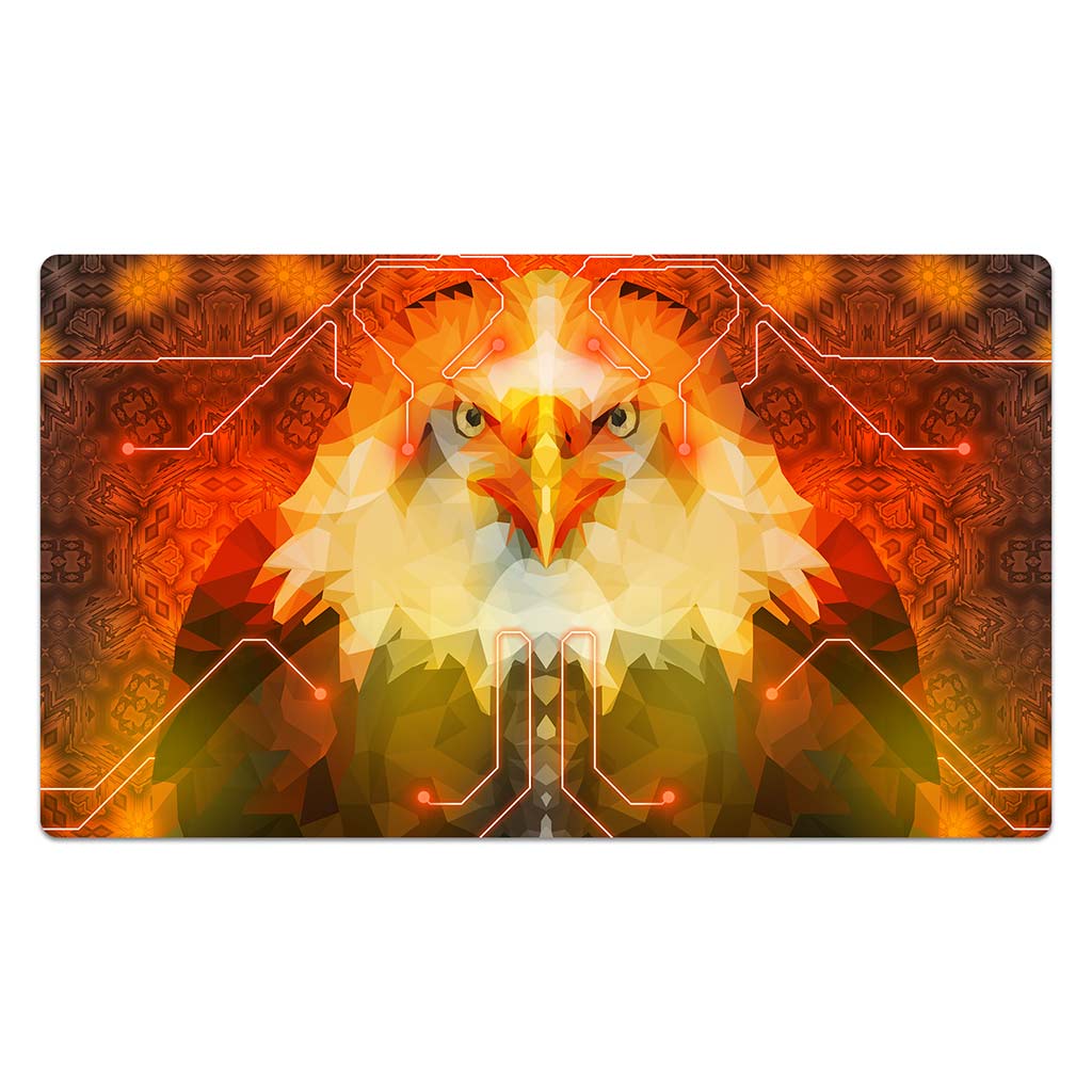 Bird Polygon Symmetry Mouse Pad