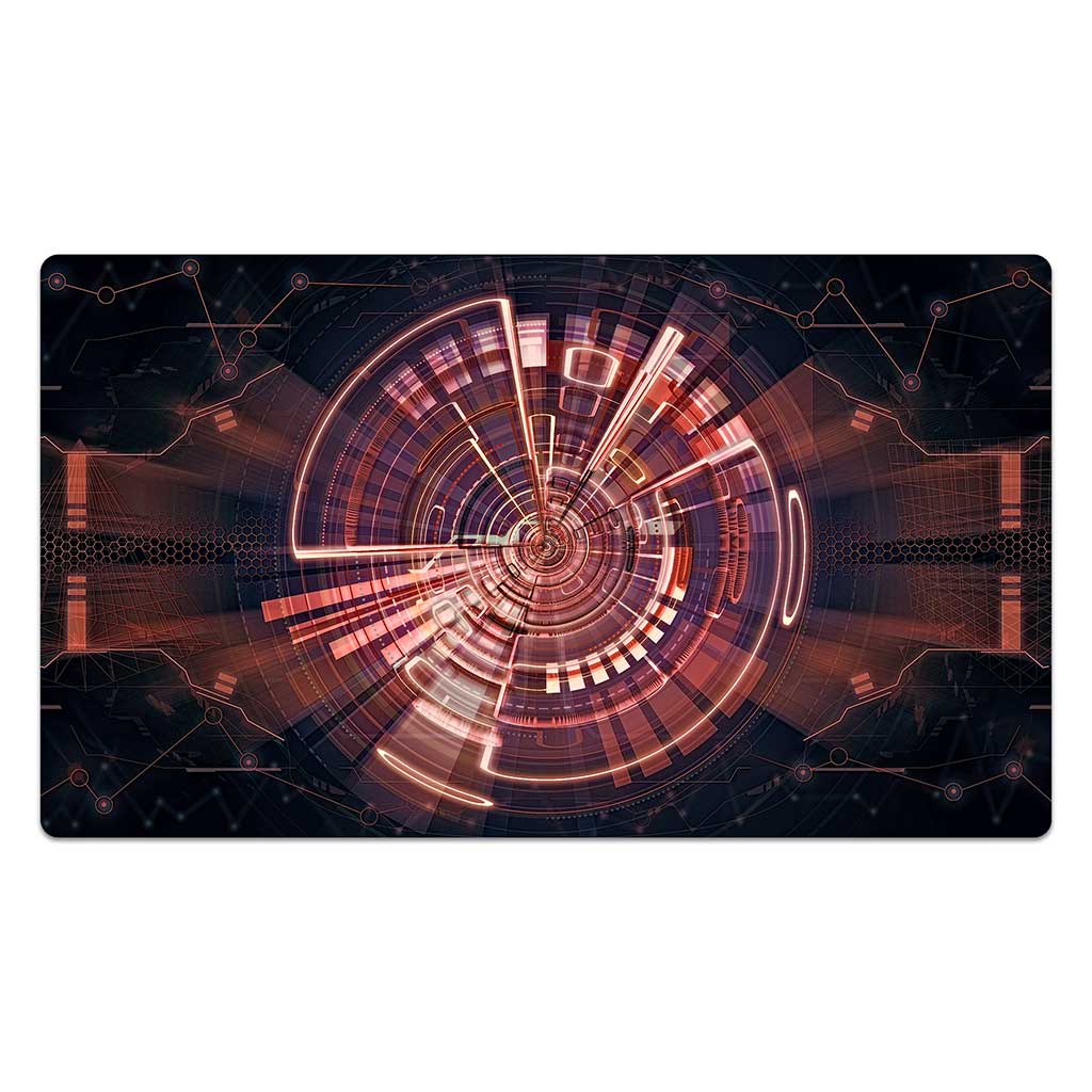 Brown Mech Interface Playmat