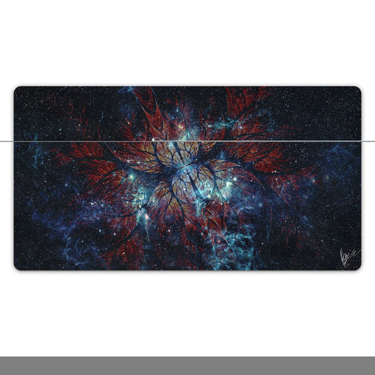 Butterfly Psychedelic Infusion Nebula Playmat