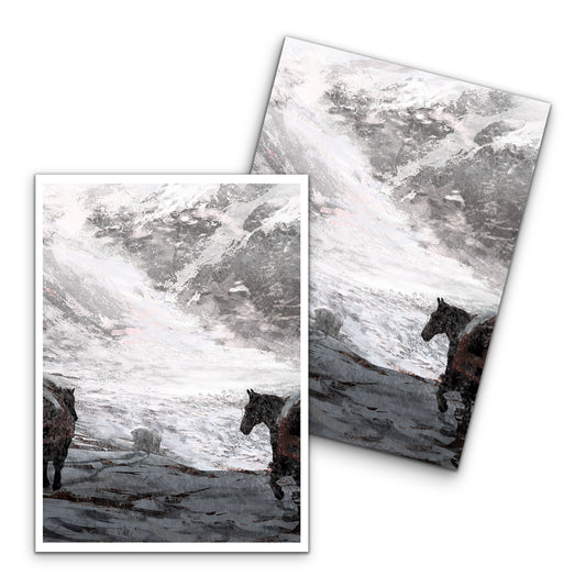 Caravansin the Snow Card Sleeves