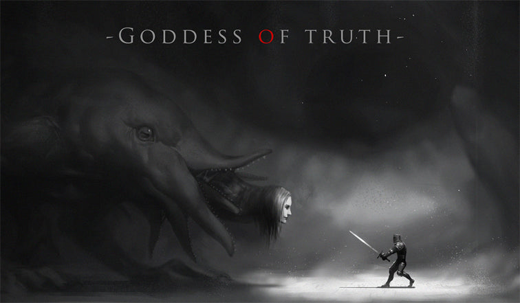 Clash With The Goddess Of Truth Playmat