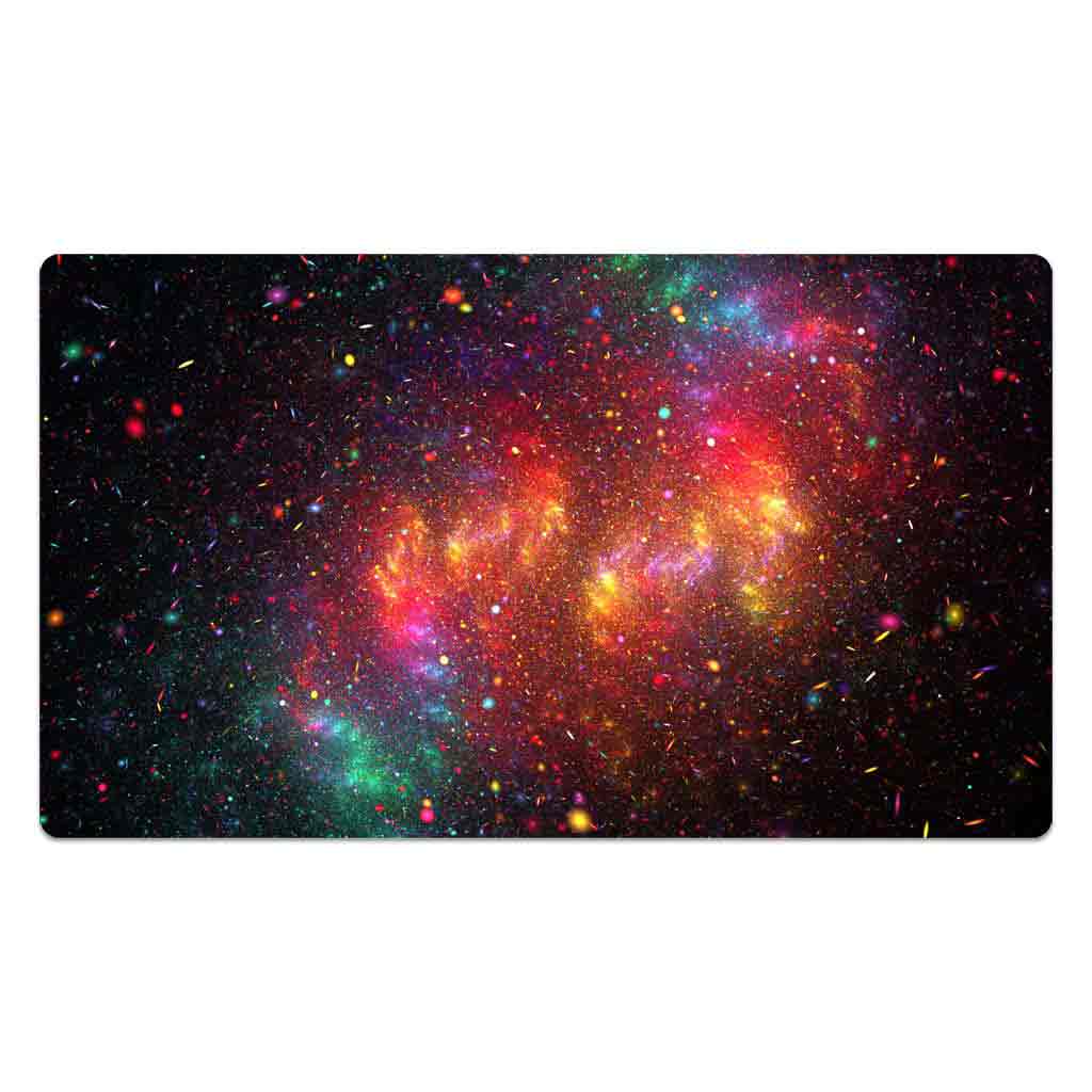 Colorful Blast in the Galaxy Playmat