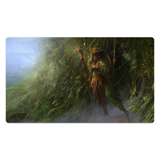 Druid Guarding The Forest Playmat