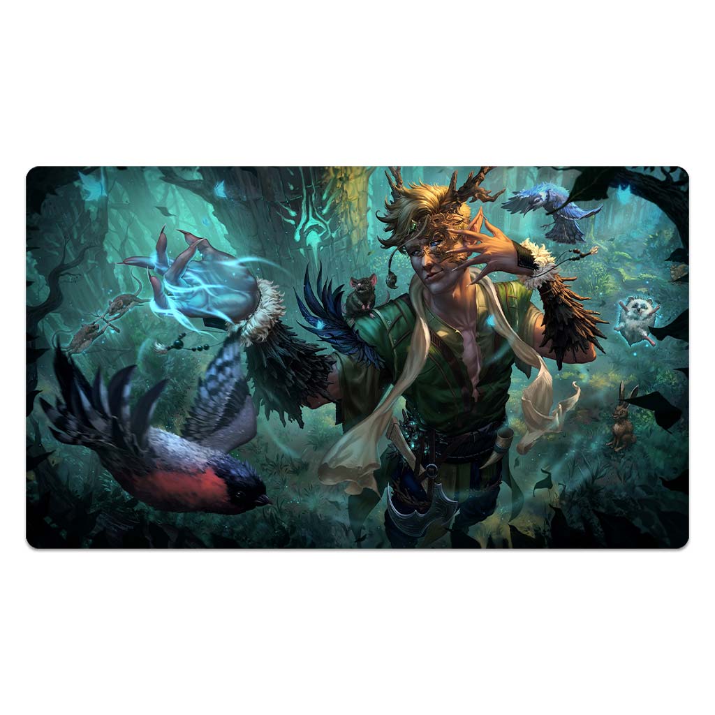 Elf Wandering In The Forest Playmat