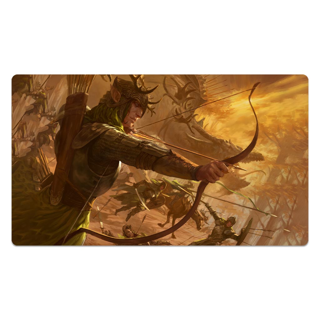 Elven Rage On Autumn Mouse Pad