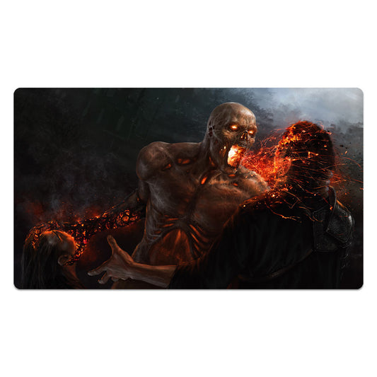 Fire Breathing Demon Playmat