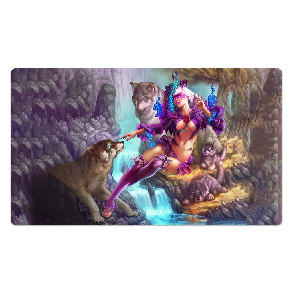 Forest Queen And Her Pack Mouse Pad