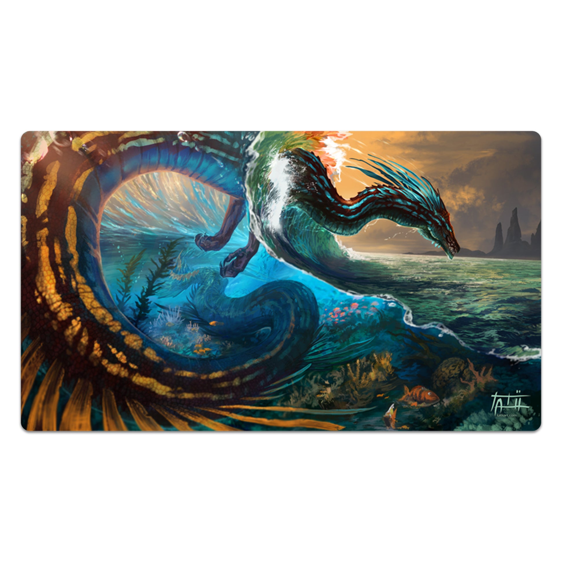 Ghidorah The Water Dragon Playmat