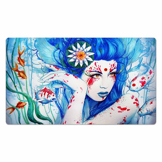 Goddess Of The Koi Mouse Pad