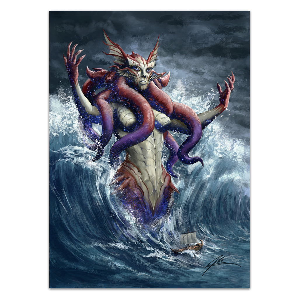 God of the Sea V1 Card Sleeves