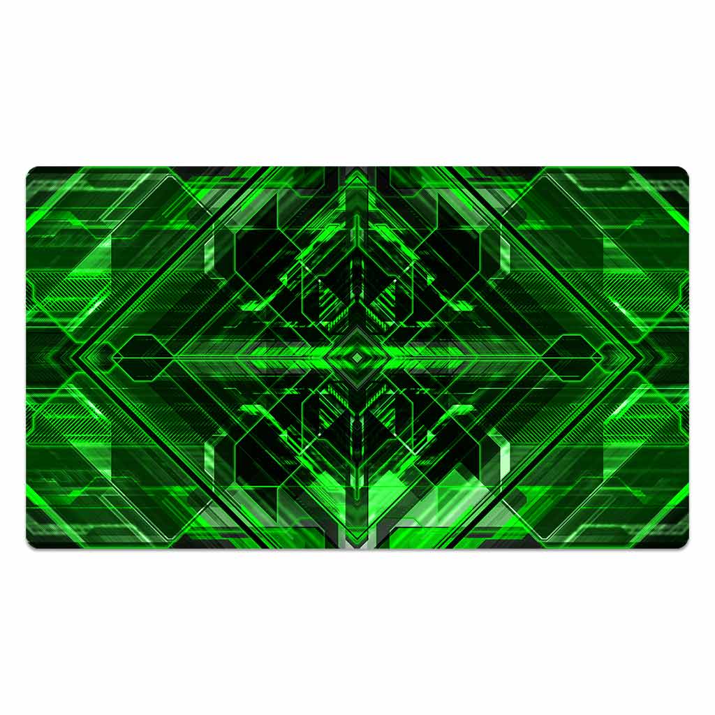 Green Cyberpunk Machine Mouse Pad