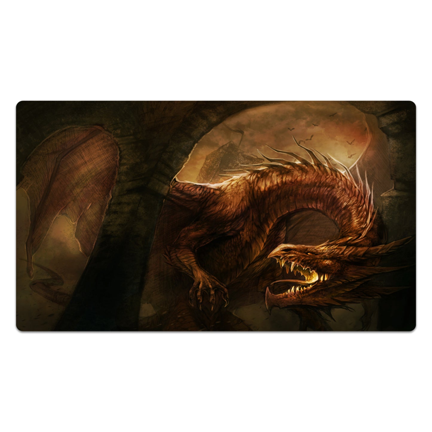 Guardian Of The Ruins Playmat