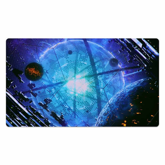 Hexagonal Vex Forge Star Mouse Pad