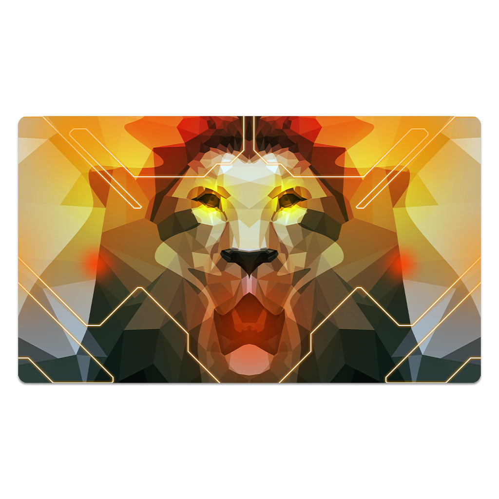 Lion Polygon Symmetry Playmat