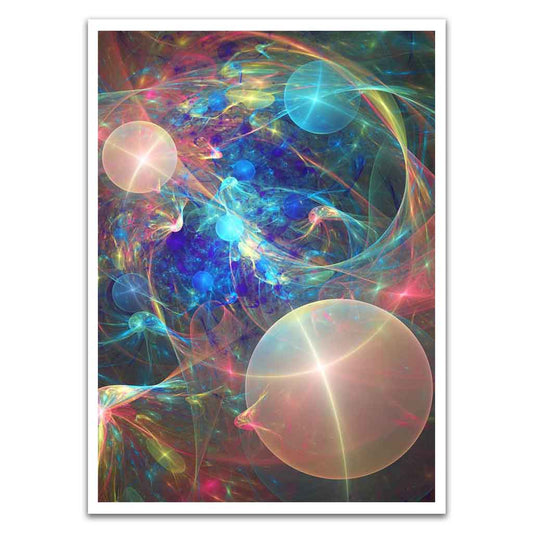 Magical Orbs And Waves Card Sleeves