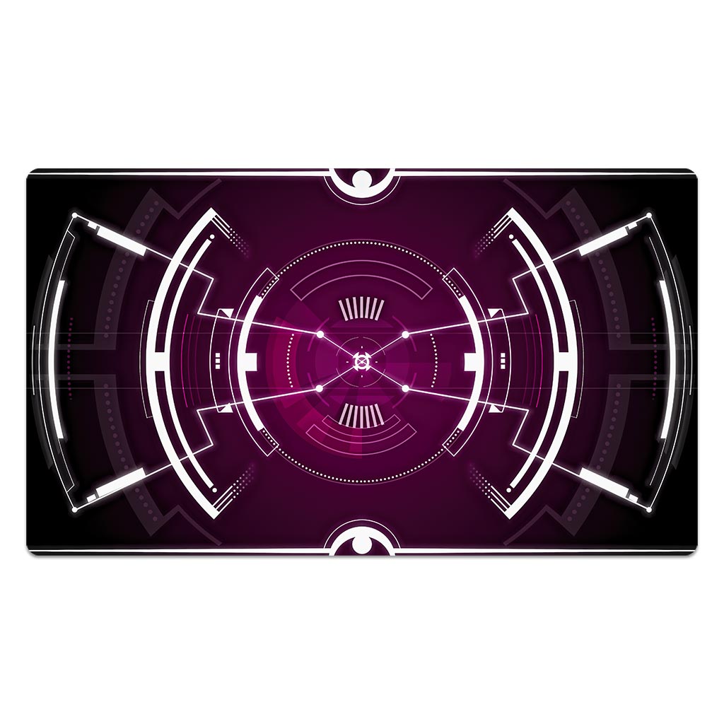 Magenta Cyberpunk Machine Mouse Pad