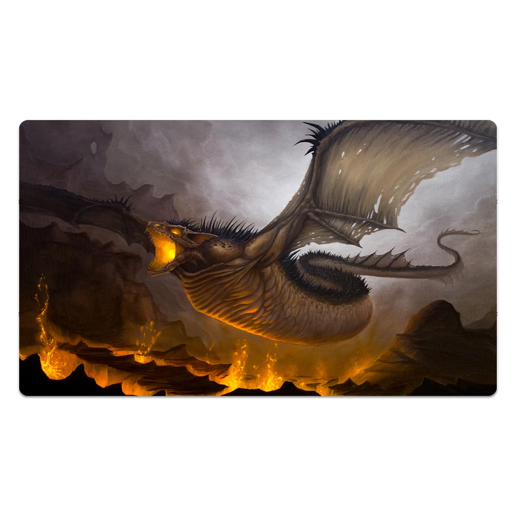 Magma Dragon Mouse Pad