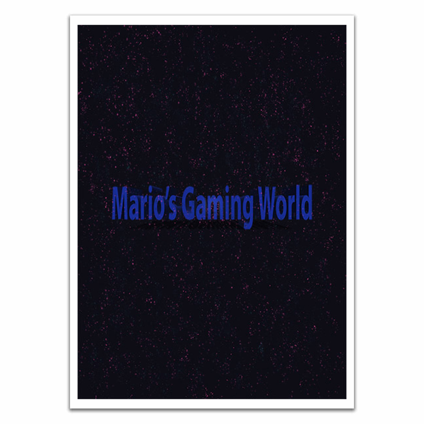 Mario's Gaming World Card Sleeves