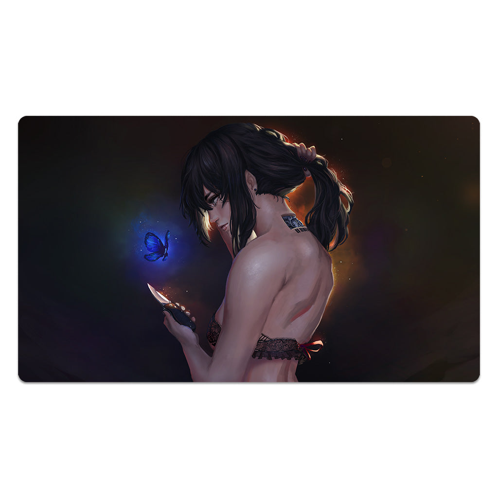 Mechanical Lady And Morpho's Encounter Playmat