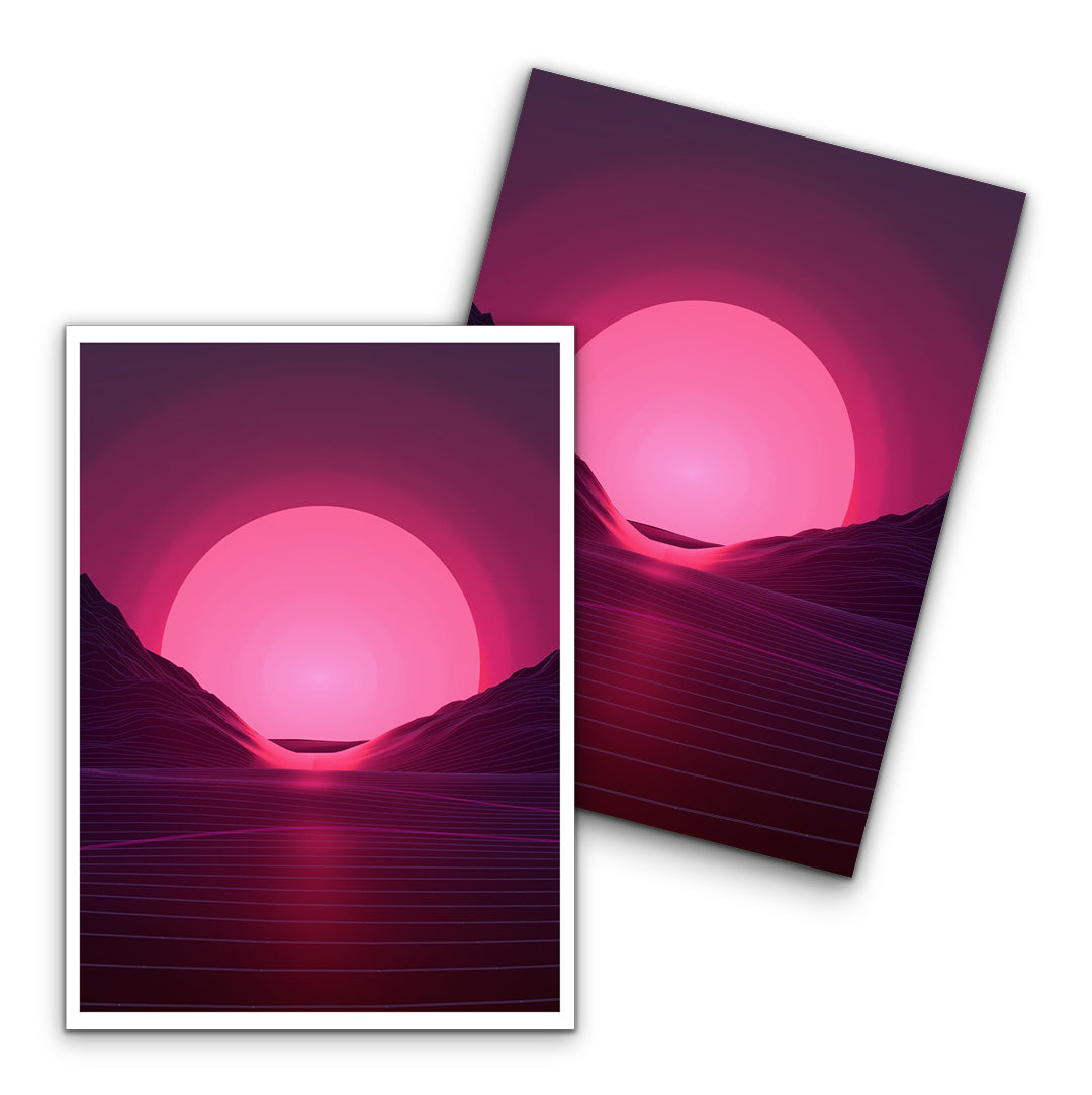 Neon Sunset CardSleeves