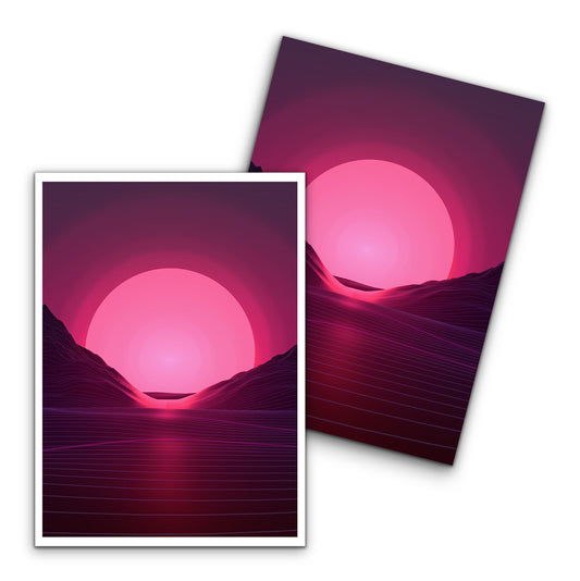 Neon Sunset CardSleeves