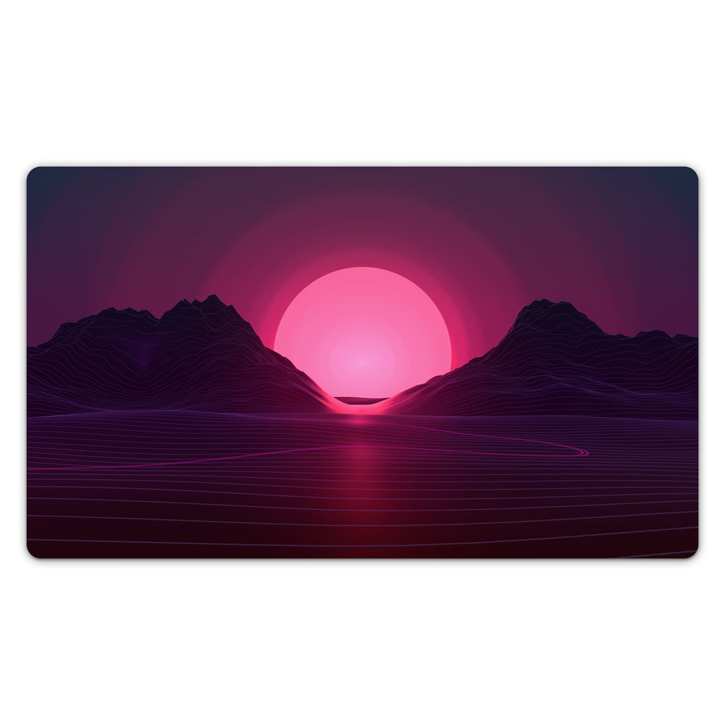 Neon Sunset Playmat